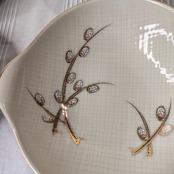 TEXTURE JAPAN Cat Set of 4 Cereal Soup Bowls Gold Trim Asian Vintage -A - Picture 3 of 8